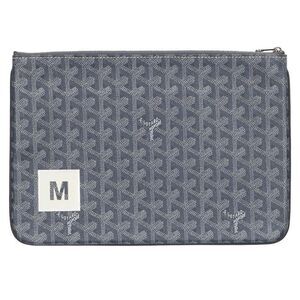Goyard Senna MM PVC All-over Pattern Clutch Bag With Initials Men's MM